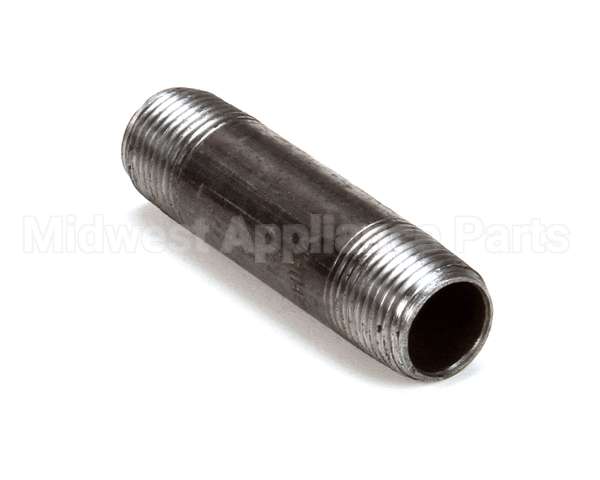P7037305 Pitco Nipple,Black 3/8 X 2-1/2