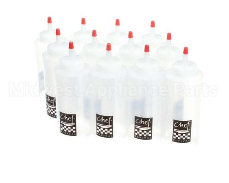 P8012 San Jamar Squeeze Bottle 12 Oz Clear