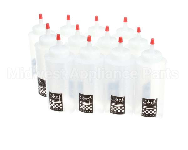 P8012 San Jamar Squeeze Bottle 12 Oz Clear