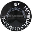 P8904-90 Compatible Pitco Dial 2-1/4 D, Off-550-200