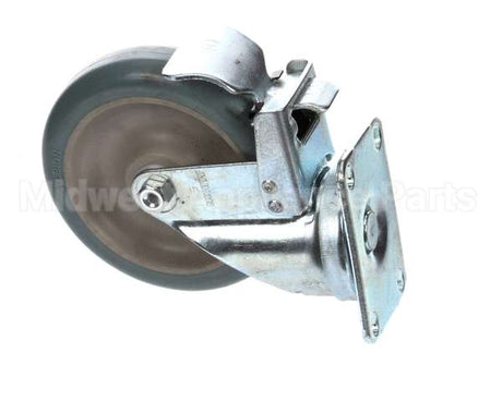 PC175-1 Biro Caster, 5 In. Dia, Total Lock Swivel