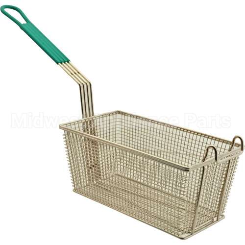 PC678P Compatible Prince Castle Basket, Fry, Teal Handle, 12-1/8" X 6-5/16"