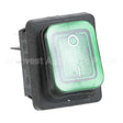 PC78-184S Compatible Prince Castle Switch - Rocker, Lighted (Green)