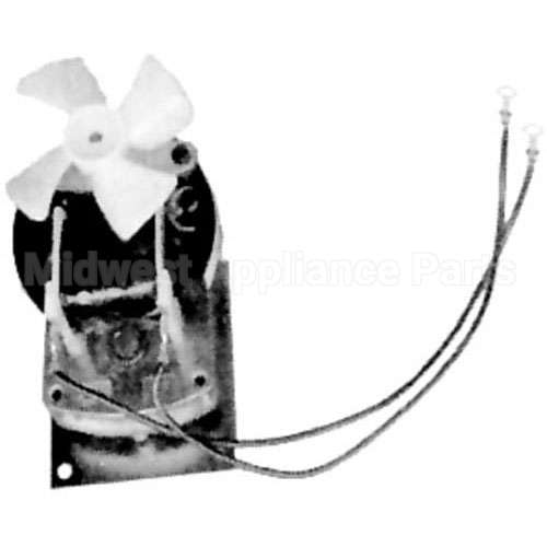 PC87-029S Compatible Prince Castle Motor 115V W/Mount Bracket/Fan