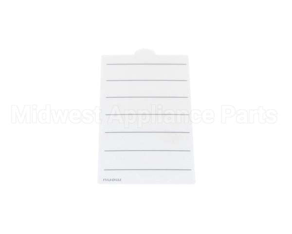 PE-25740 Alto Shaam Panel,Overlay,Insert,Menu Card