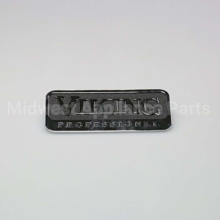 PE010016 Vikinglogo Badge-Black And Chrome
