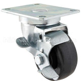 PEC22331 Compatible Perlick Caster, Plate, 3" Swl, W/Brk