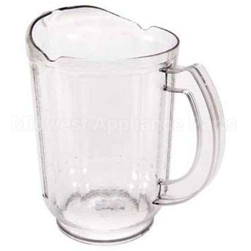 PL60CW135 Compatible Cambro Pitcher 60 Oz Plst-135 Hammered/Clear