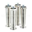 PM015 Compatible Southbend Leg, Hex-Style Foot 4" Tall, 3/8"-16 Thread