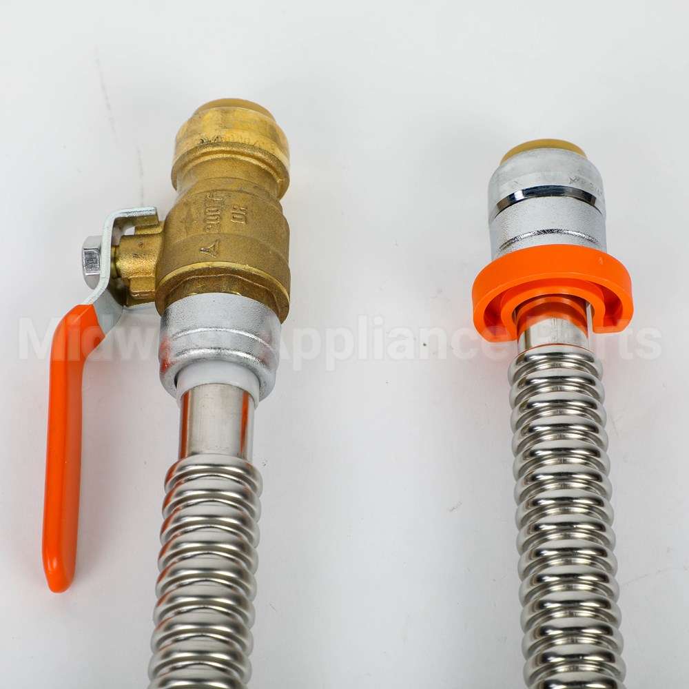 PM77X002 GE 18 Wh Corrugated Quick Connector Kit 0.75" Fip