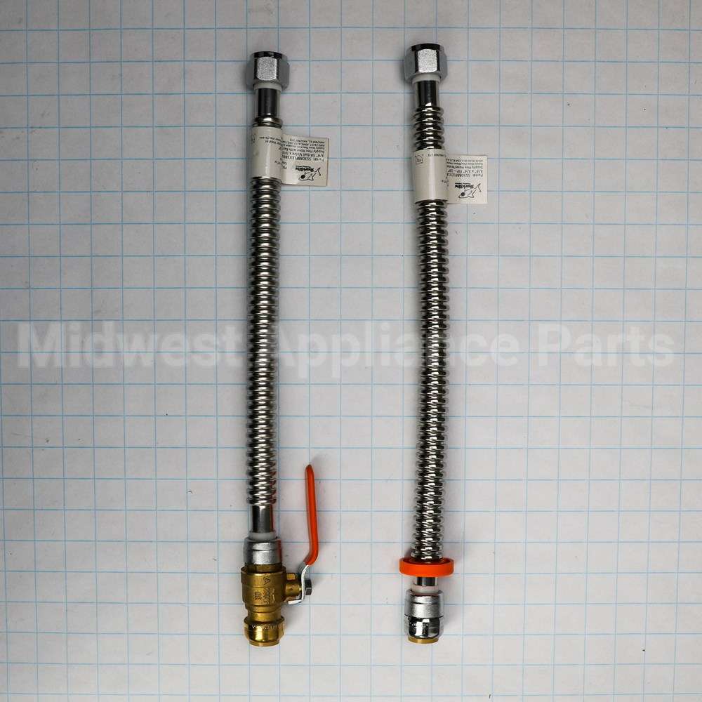 PM77X002 GE 18 Wh Corrugated Quick Connector Kit 0.75" Fip