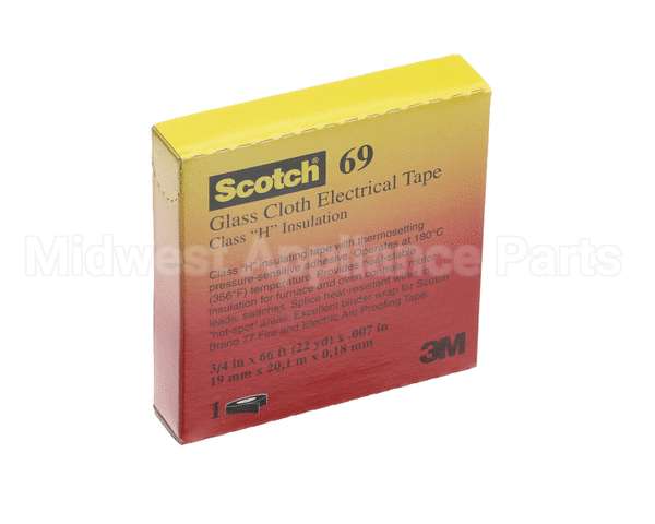 PP10775 Pitco Tape,Electrical Ht Res Wht 3/4