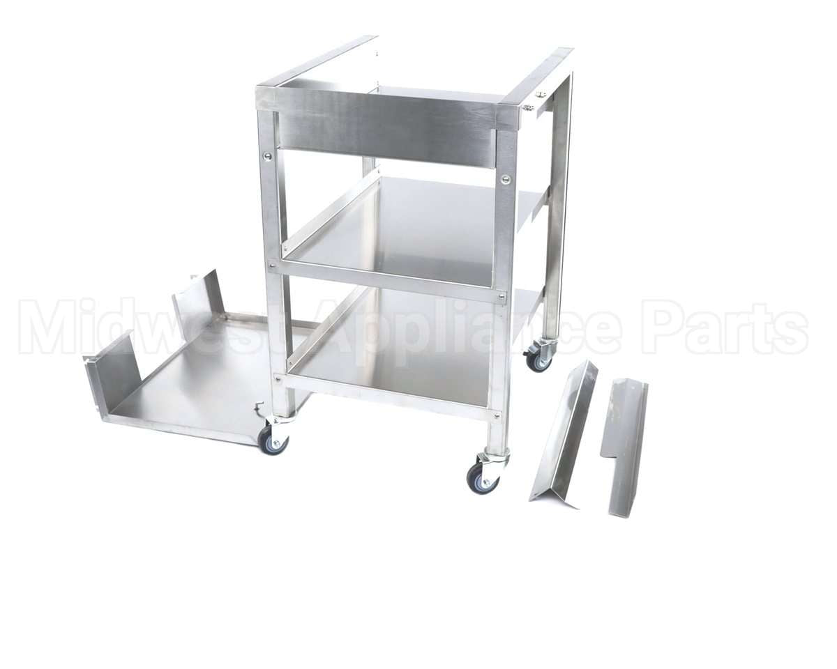 PS1682 Winston Tray Cart - With Basket Stand