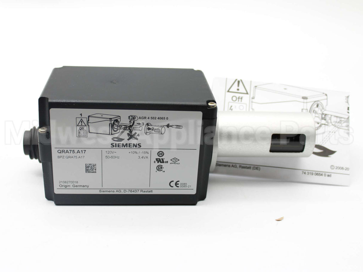 QRA75.A17 Siemens Combustion Self Check Uv Detector