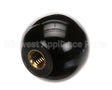 QUB600 Doyon Knob,Ball,Black Phenolic