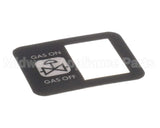 R10657 Blodgett Decal, Manual Gas Switch