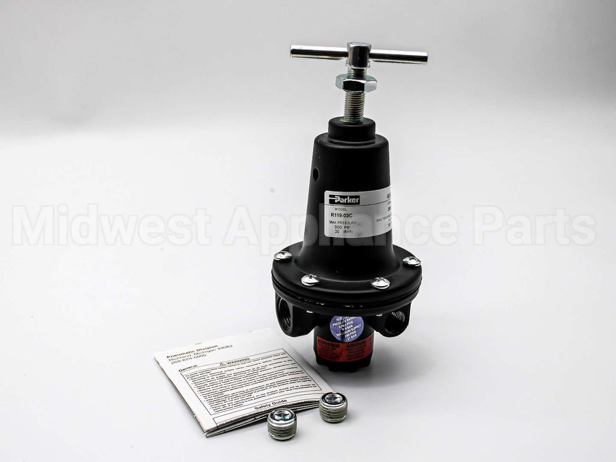 R119-03C Parker Watts Fluid Air 3/8" Air Reg. 0/125#