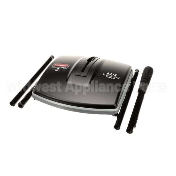RCP421288BK Compatible Rubbermaid Floor/ Carpet Sweeper Blk 4Ea