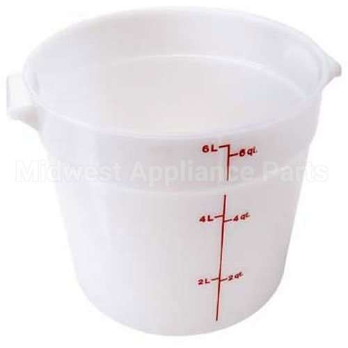 RFS6148 Compatible Cambro Container10"Rd, 6 Qt, W Ht