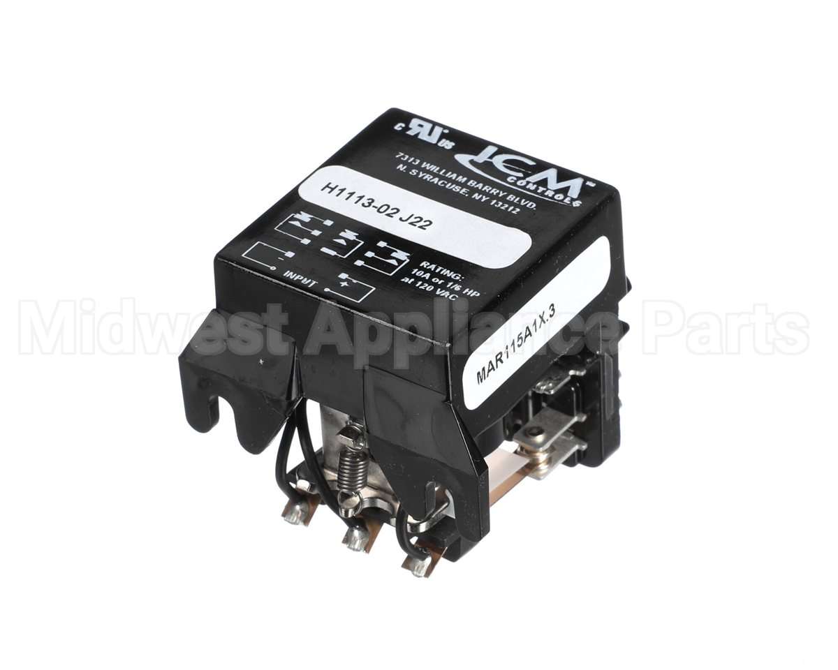 RLY0872 Trane 115V 10A 3Pdt .3S Delay Relay