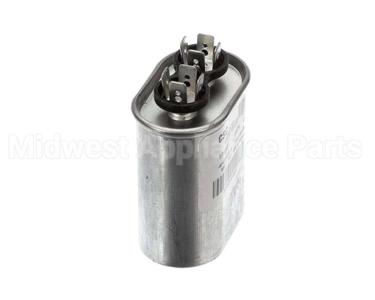 S1-CAP44100F York 440V 10Mfd Run Single Cap Flat