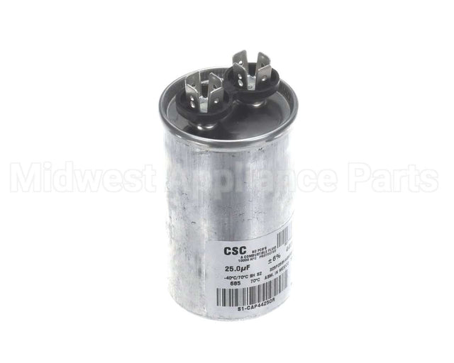 S1-CAP44250R York 440V 25Mfd Run Single Cap Rnd