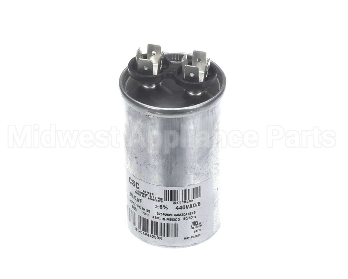 S1-CAP44250R York 440V 25Mfd Run Single Cap Rnd