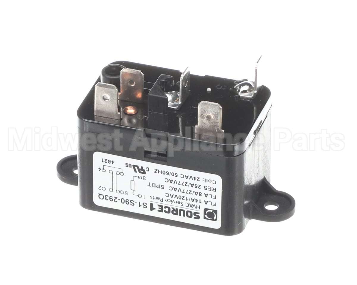 S1-S90-293Q York Relay,Fan,24V Coil,50/60Hz,Spdt