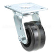 S1022A Compatible Bakers Pride Caster, Plate, 4", W/Obrake