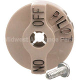 S1453A Compatible Bakers Pride Valve Knob 1-1/4 D, Off-Pilot-On