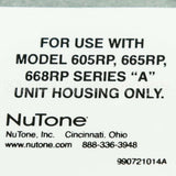 S97017646 Broan Srv Fan Assy Kit F/660 Series