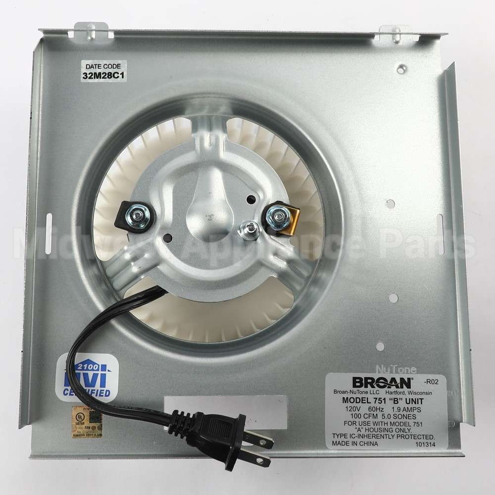 S97017704 Broan Obe105519 Srv Power Assy F/751