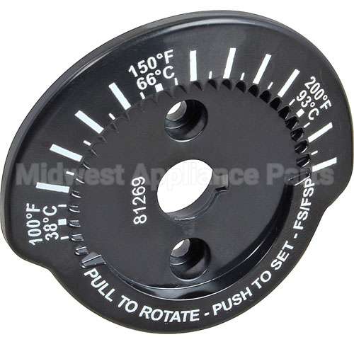 SER81269 Compatible Server Plate, Thermostat Indicat Or 100 - 200F