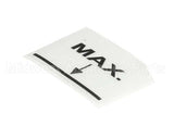 SL300951248 Carpigiani Mix Maximum Level Decal
