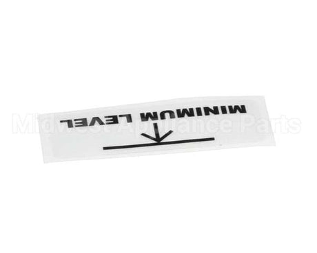 SL300951249 Carpigiani Mix Minimum Level Decal
