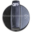 SOU12738 Compatible Southbend Knob, Black 2 Inch Dia Off-On