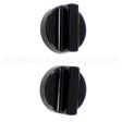 SR99360246 Broan Srv Knob F/Qt-Whispaire - Black (Pair)