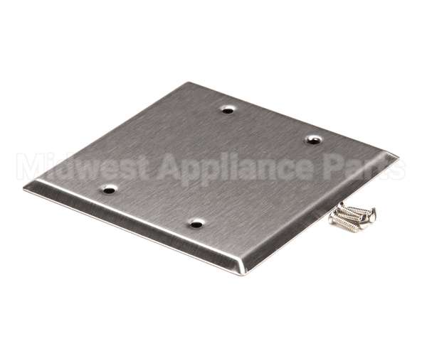 SS23 Hubbell Lighting Wall Plate Ss Two Gang Blank