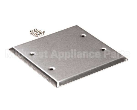 SS23 Hubbell Lighting Wall Plate Ss Two Gang Blank