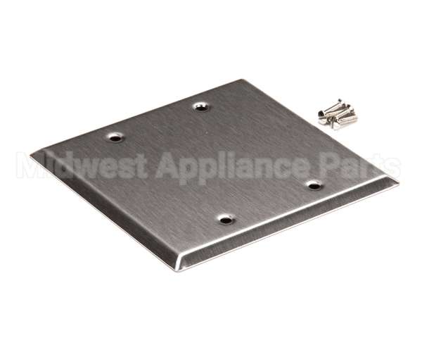 SS23 Hubbell Lighting Wall Plate Ss Two Gang Blank
