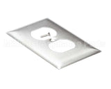SS8 Hubbell Lighting Wall Plate Ss 1 Gang Dup Recpt