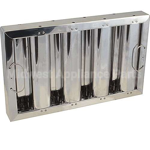 SSH1016 Compatible Captiveaire Filter, Grease-, 10" X 16", S/S
