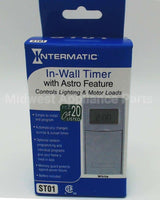 ST01 Intermatic 42On/Off Ops Wht In-Wall Timer
