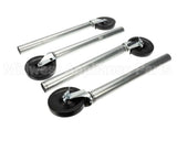 SU-25S Advance Tabco Caster, 5 Set 4 Locking
