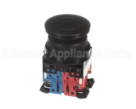 SW-37276 Alto Shaam Push Button,Black,Mushroom