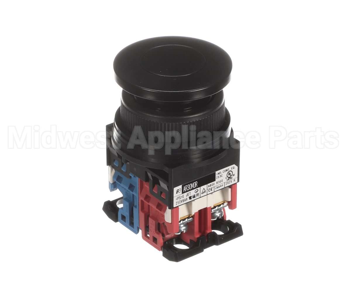 SW-37276 Alto Shaam Push Button,Black,Mushroom