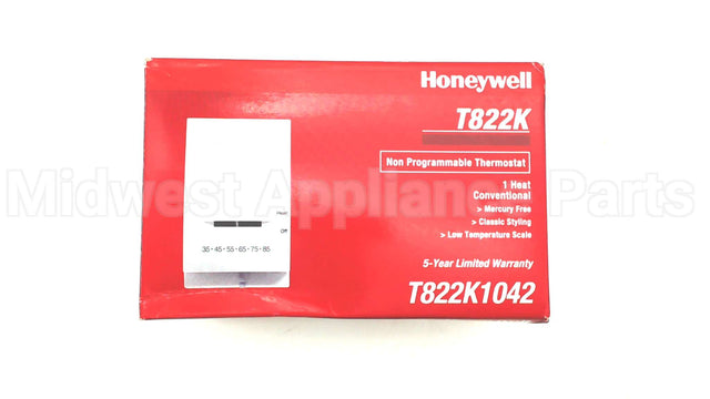 T822K1042 Resideo 35-85F Heat-Off Vertsnapact24V