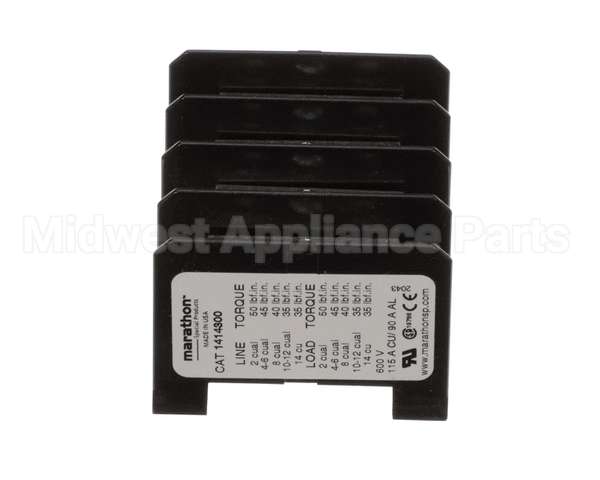 TB0125 Bki Terminal Block, 4 P, 2-14 Awg,