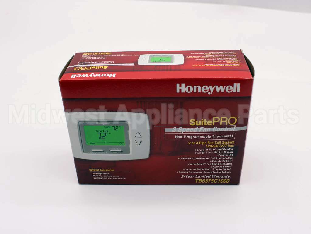 TB6575C1000 Honeywell 120/240/277Vfancoilstat2-4Pipe
