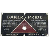 U1224A Compatible Bakers Pride Plate